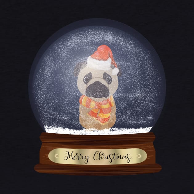 Pug Christmas Gift by DoggyStyles